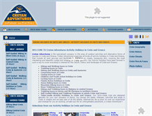 Tablet Screenshot of cretanadventures.gr